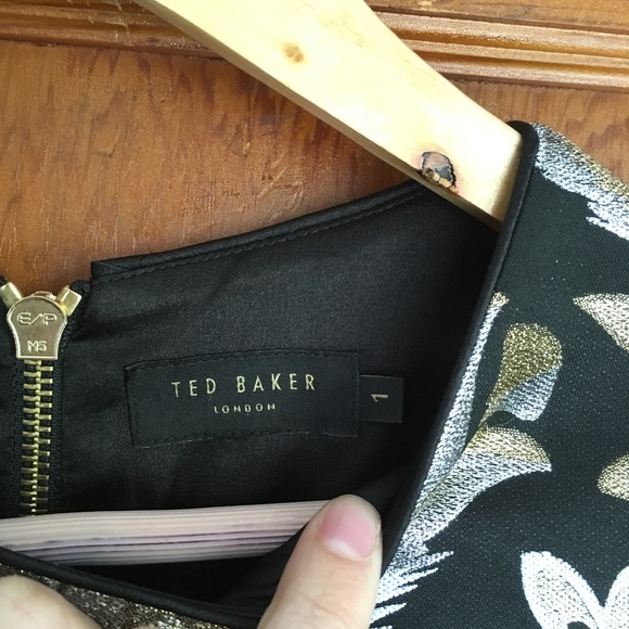 TED BAKER Imoen Opulent Orient Jacquard Dress NEW - Picture 7 of 8